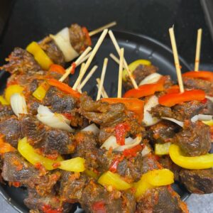 Beef Suya (Tray - 10 Skewers)